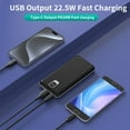 thumbnail image 5 of 20W PD Portable Charger 10000mAh, Type-C Fast Charging Power Bank with Digital Display, Power Bank for iPhone, Samsung, 5 of 9