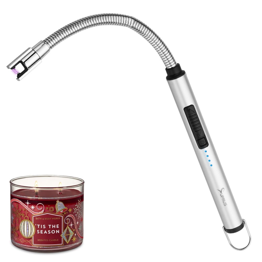 Candle Lighter SUPRUS Rechargeable Electric Arc Lighter Triple Safety