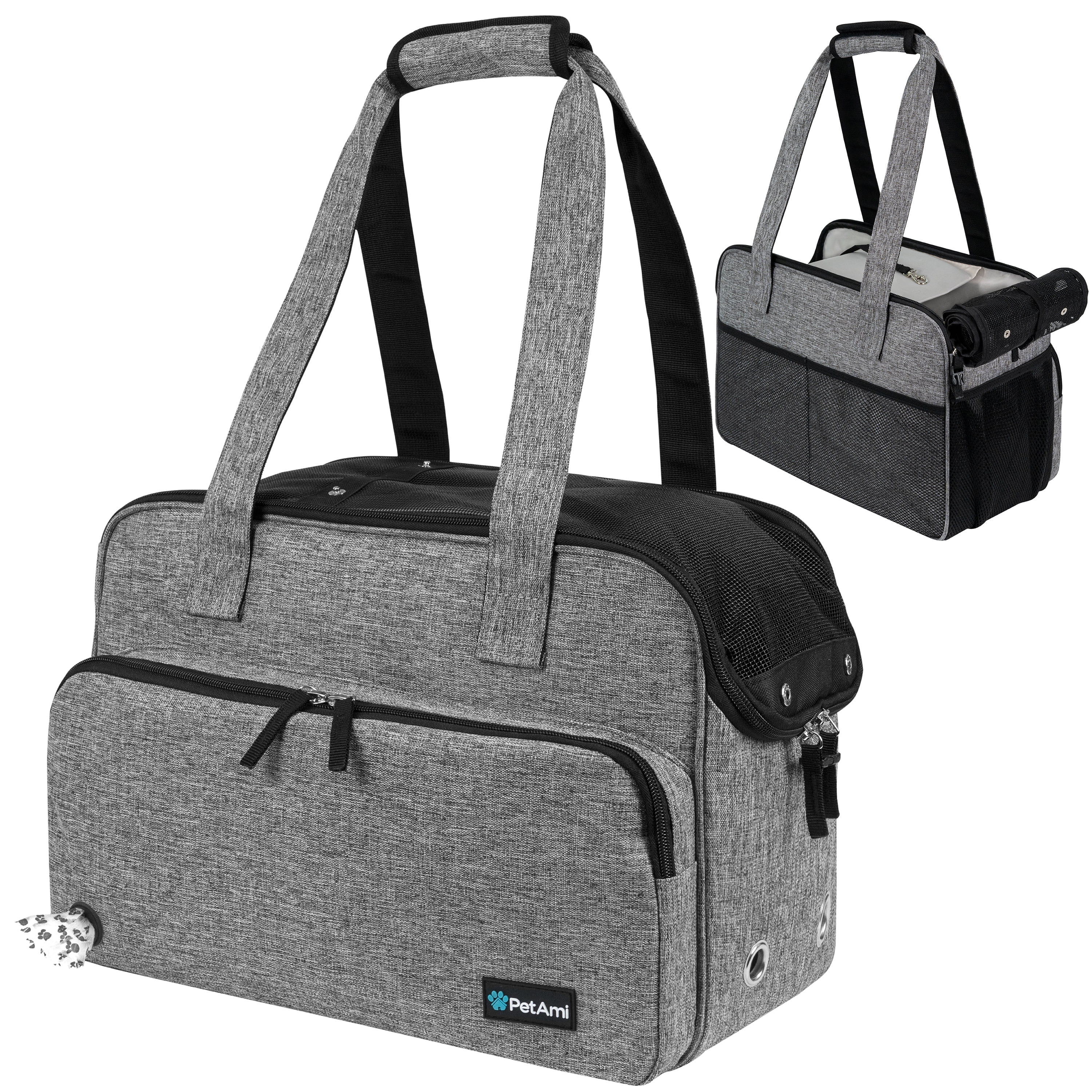 PetAmi Small Dog Purse Carrier, SoftSided Pet Carrier Bag with Pockets