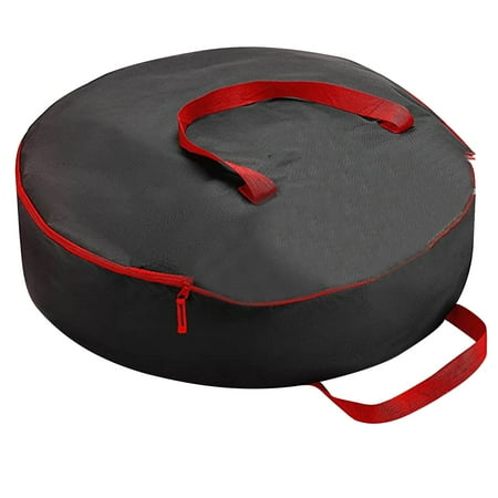 

Dezsed Christmas Decorations Clearance Foldable Christmas Tree Wreath Storage Bag Cover Protect Waterproof Large-capacity Quilt Storage Bags Organize Tools Black