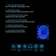 thumbnail image 2 of PC Case Fan 12CM Silent LED Cooler Fan Strong Wind 15 LED Blue Light, 2 of 5