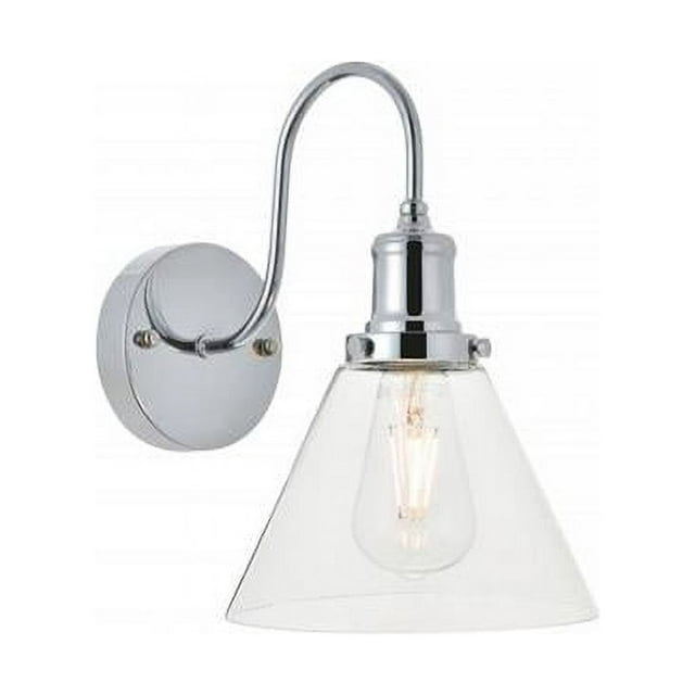 Living District LD4017W7C Histoire Applique Murale Chromée 1 Lumière