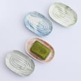 thumbnail image 4 of Handcrafted Ceramic Soap Dish: Decorative Soap Holder with Unique Marble Textures, Bar Soap Holder for Shower, Bathroom, Kitchen, Tubs, Sink, Hotels, Counters (Gray), 4 of 10