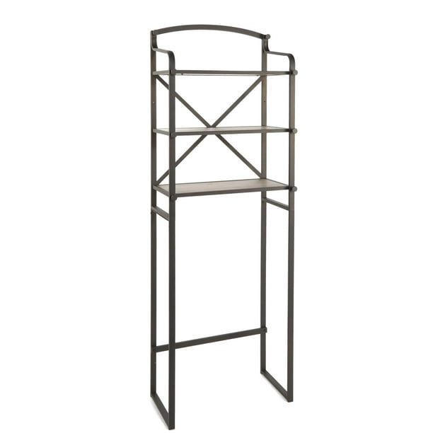 Over the Toilet Storage, Rustic Farmhouse 3Tier Space Saver, Better