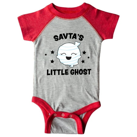 

Inktastic Cute Savta s Little Ghost with Stars Gift Baby Girl Bodysuit