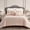 Blush, variant on Hubli 5 Piece Comforter Set Embroidered Pattern Heathered Bedding