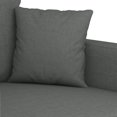 thumbnail image 3 of vidaXL 2 Piece Sofa Set with Cushions Dark Grey Fabric, 3 of 4