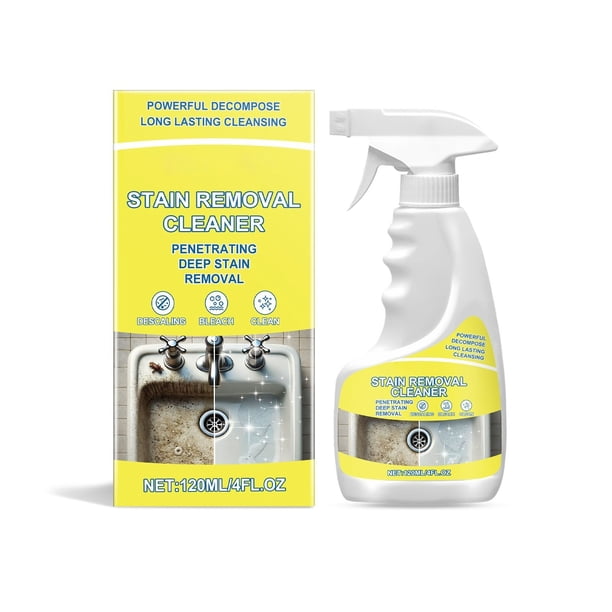 Limpiadores domésticos Detergente Sarro Azulejos del hogar Grietas Sellos del refrigerador Pared sucia Fregaderos Alrededor de las esquinas del inodoro Quitamanchas de 120 ml