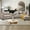 Beige, variant on 79" Convertible Sectional Sofa Set, Small L Shaped 3-Seat Couch with Reversible Chaise and Accent Chair, Modern Linen Sofas Couches for Living Room,darkGrey