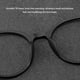 thumbnail image 5 of Qarigey TR90 Marco de anteojos lisos Sin prescripción Unisex Estudiantes Espectáculos para lectura al aire libre Computadora Vida diaria Type2 NO2, 5 of 6