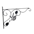 thumbnail image 3 of Plantas colgantes Soporte de patio decoración de hierro estable un de pared de pared de servicio pesado único para macetas de macetas de flores, 3 of 8