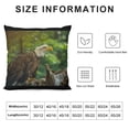 thumbnail image 5 of Orinice Bald Eagle Forest Graphic Decorative Cushion Throw Pillow Cover for Home Living Room Sofa - High-quality Square 1PC 24x24in, 5 of 5