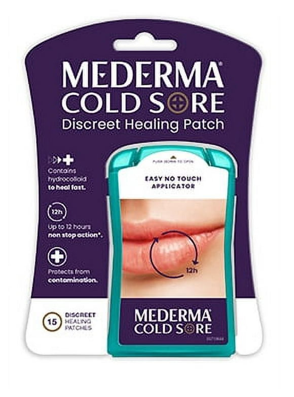 Mederma Cold Sore Discreet Healing Patch, 12 Hour Protection, 15 Count