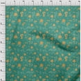 thumbnail image 4 of oneOone Cotton Cambric Sea Green Fabric Floral & Dress Material Fabric Print Fabric By The Yard 56 Inch Wide, 4 of 4
