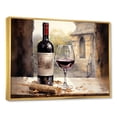 thumbnail image 2 of Designart "Port'S Allure" Wine Floater Framed Wall Art Living Room, 2 of 5