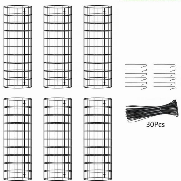 Metal Stakes for Yard Metal Bark Protection Mesh Trunk Protection Protection Trunk Protector with Zipper And Metal Stake