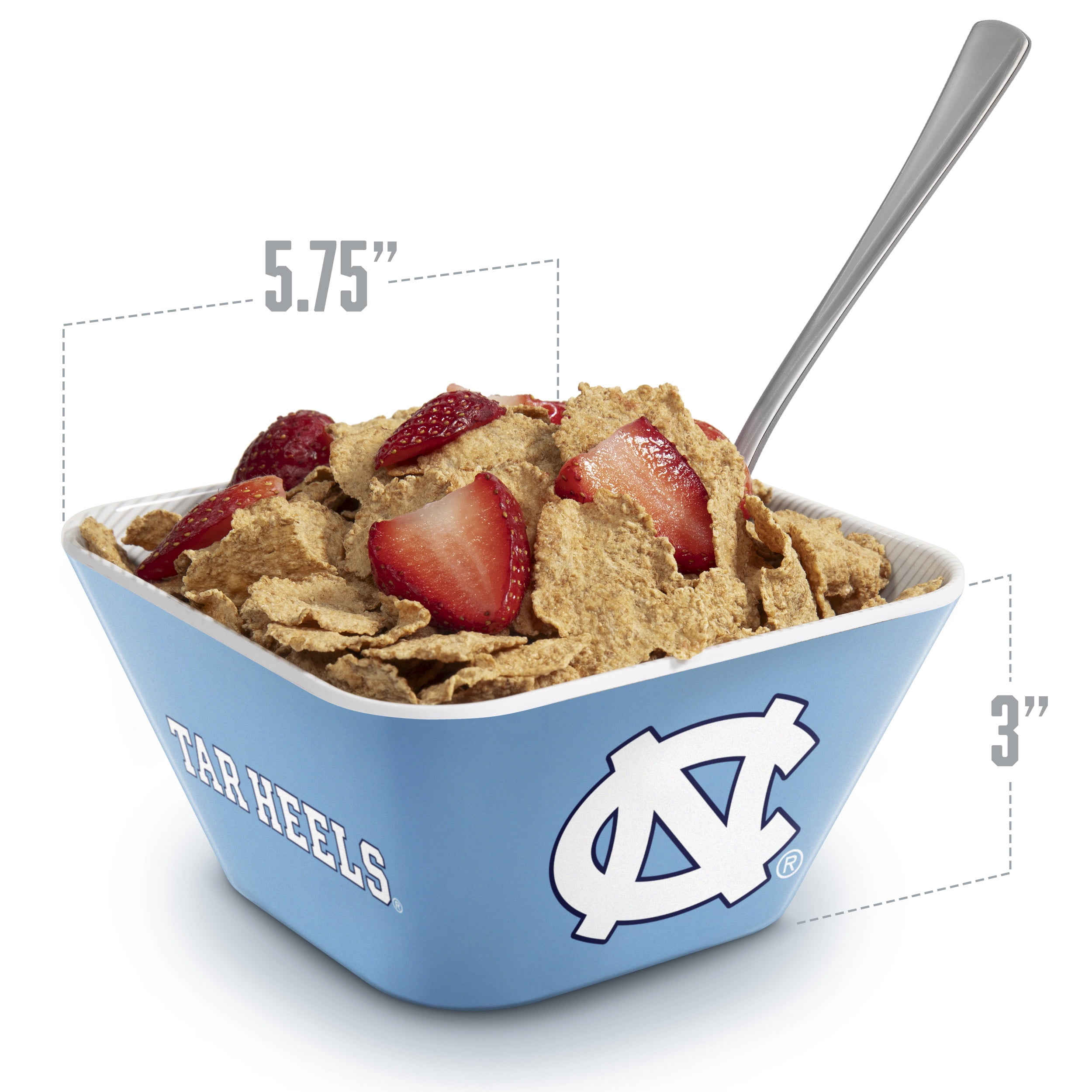 YouTheFan NCAA North Carolina Tar Heels Small Snack Bowl