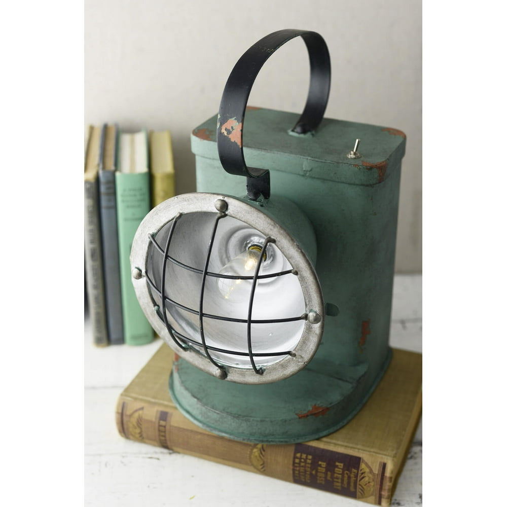 Battery Operated LED Railroad Spot Lantern, Rustic, Industrial