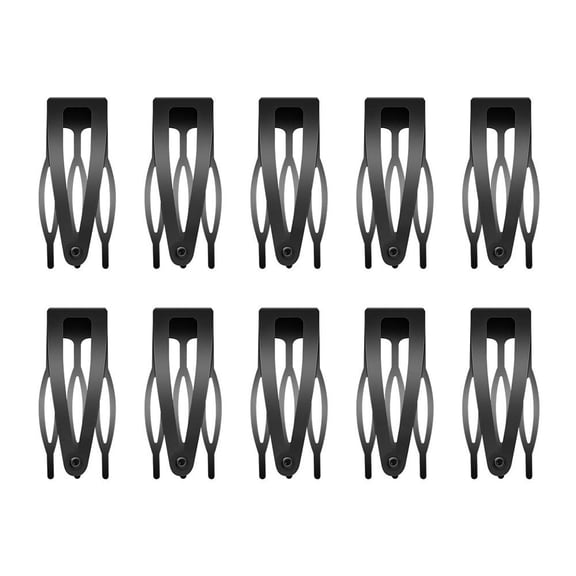 Metal Double Grip Hair Clips for Women: Ideal for Hair Updos and Styling, Smooth Opening and Closing without Damaging Hair