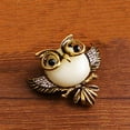 thumbnail image 3 of Broche de Bronce Sunnimix Búho Nad Pin Broche Insignia Decoración de Boda, 3 of 7