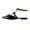 Black, variant on XYD Women Chic Bows Pointy Close Toe T-Strap Flats Sandals Ankle Strap Slingbacks Daily Comfy Shoes Size 7 Purple