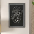 thumbnail image 4 of Flash Furniture Canterbury 20" x 30" Rustic Gray Wall Mount Magnetic Chalkboard Sign with Eraser, Hanging Wall Chalkboard Memo Board for Home, School, or Business, 4 of 12