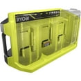 thumbnail image 6 of RYOBI 40-Volt Lithium-Ion 3-Port Quick Charger, 6 of 8
