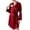 Wine, variant on Women's Satin Robes Lace Silk Robe Bride Bridesmaid Bridal Nightgowns Soft Kimono Bathrobe Pajamas Elegant Loungewear