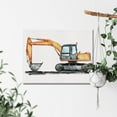 thumbnail image 5 of Construction Trucks Canvas Wall Art Watercolor Construction Vehicles Trucks Canvas Painting Prints for Home Boys Bedroom Nursery Wall Decor Framed Artwork Gifts(12x15 Inch), 5 of 6