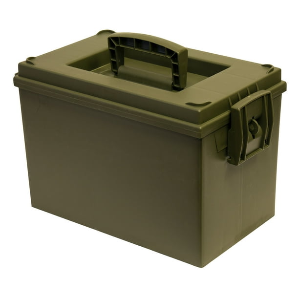 Wise 560413 Boaters Dry Box Large w Dividers, Olive Green Walmart