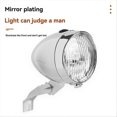 thumbnail image 4 of Bike Headlights Mountain Bike Retro Headlights 3LED Black, 4 of 5