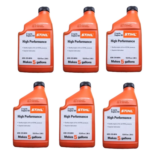 Aceite para Motor Stihl 0781 319 8010 6x380ml 2 Tiempos
