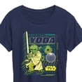 thumbnail image 3 of Star Wars - Digital Yoda - Women's Short Sleeve Classic Fit Tee, 3 of 5