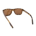 thumbnail image 4 of Mens Polarized Antiglare Rectangular Sport Horn Rim Agent Sunglasses Tortoise - Brown, 4 of 4