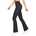 thumbnail image 6 of Tqcoqu Flare Leggings for Women,High Waist Lifting Up Yoga Pants,Business Workout Casual Slim Fit Pant for Daily,Dark Gray Women's S-XXL, 6 of 8
