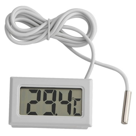 Lcd Digital Temperature Sensor - Lv. life Mini Hygrometer Temperature Humidity Meter Probe Sensor Digital LCD Thermometer, Thermometer Hygrometer, Thermometer for Water Cooling