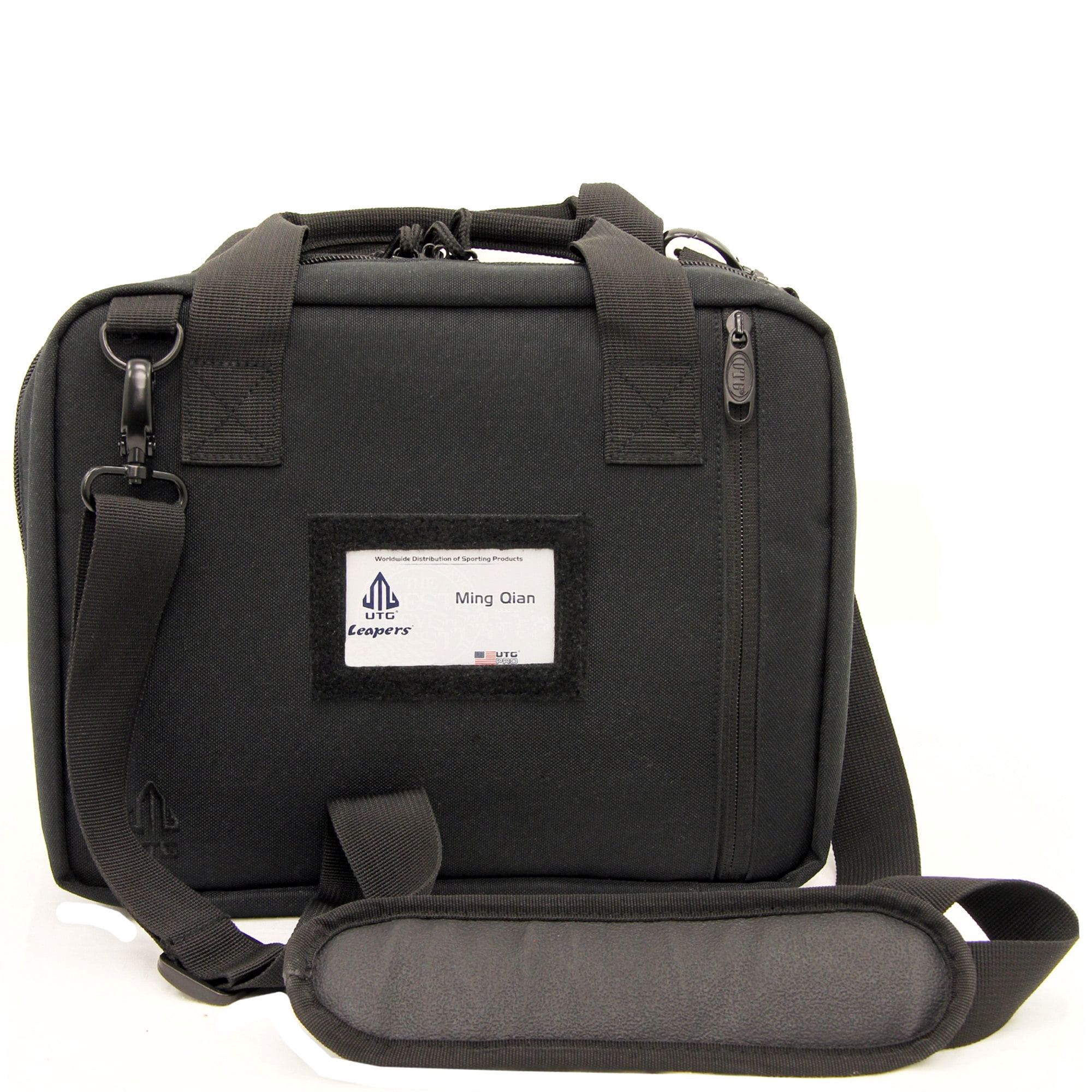UTG Competition Shooter's Double Pistol Case, Black