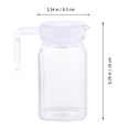thumbnail image 2 of FUEENIRVA 2ensemble Pichet Réfrigérateur Plastique Transparent Support d'Eau Usage Domestique Usage Quotidien, 2 of 8