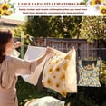 thumbnail image 5 of ZIATUBLE Lemon Clothes Pins with Bag Floral Storage Bag Clothespin 2 Pcs Abrasion Resistant Hanging Pantry Organizer for Storage Bags Large Capacity Hanging Clothes Pins Bag Holder Outdoor, 5 of 7