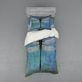 thumbnail image 1 of Ambesonne Grunge Bedding Set 3 Pcs, Dragonfly Bug Turquoise, Twin, Turquoise Dark Blue, 1 of 3