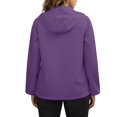 thumbnail image 6 of Frostluinai Lightweight Rain Jacket Women Packable Wind Breaker Light Rain Jacket Hooded Outerwear Waterproof Travel Raincoat with Hidden Pockets S-XXL, 6 of 9