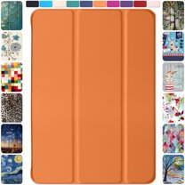 DuraSafe Cases iPad PRO 12.9 Inch 4th 5th 6th Gen [ Pro 12.9 4 5 6 Gen ] MY2H2LL/A MXAT2LL/A MXAV2LL/A MXAX2LL/A MY2J2LL/A MXAU2LL/A MXAW2LL/A MXAY2LL/A Slim Auto Sleep / Wake PC Cover - Orange