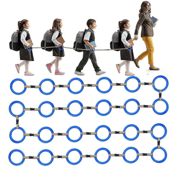 24 Sets Walking Rope for Preschool Toddlers Safety Walking Rope Kids Handles Safety Line Detachable Transition Rope-Yvan