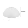 thumbnail image 3 of 2pcs Simple Style Household Lampshade Ceiling Lampshade Wear-resistant Plastic Lampshade, 3 of 8