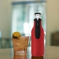 thumbnail image 4 of Vjnyvs Beer Bottle Cooler, 5Pack 12 Oz Insulated Neoprene Collapsible Zipper Bottle Sleeve Case Carry Case for Keeping Your Beverage Beer Soft Drink Chilled Water for a Extended Period of Time, 4 of 7
