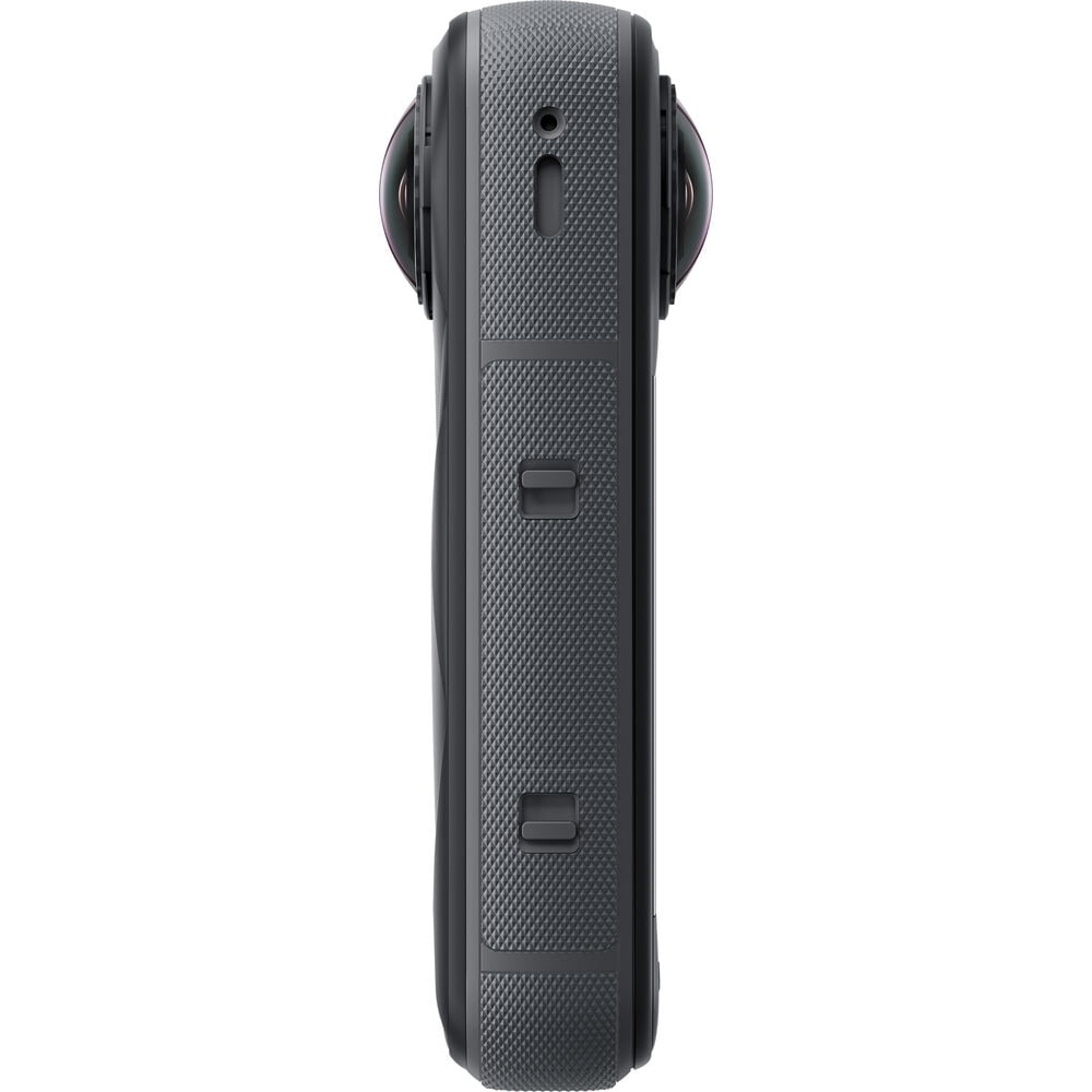 Insta360 X5 360° 8K Action Camera - Waterproof, FlowState Stabilization, Built in Wind Guard, Replaceable Lens + Selfie Stick + 64GB Memory Card