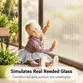 Reeded Static Cling Window Film, 23.6