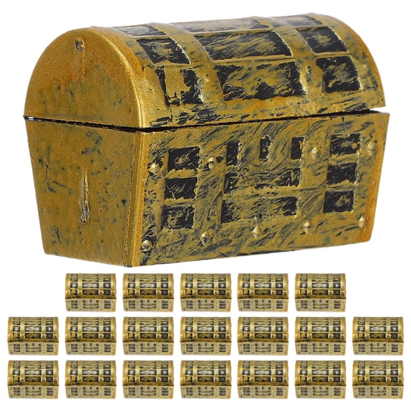 WEUVEB Treasure Box Miniature Design Golden 20Pcs