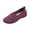 Purple, variant on Slip‑On Fly‑Knit Shoes For Women Hollow‑Out Golden Floral Embroidered Flat Shoes Breathable Walking Non‑Slip Soft Sole Loafers Comfortable Outdoor Sports Shoes Running Shoes