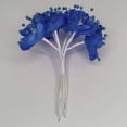 thumbnail image 6 of Organza and Satin Flower with Pearl Spray Royal Blue (72 Flowers), 6 of 6
